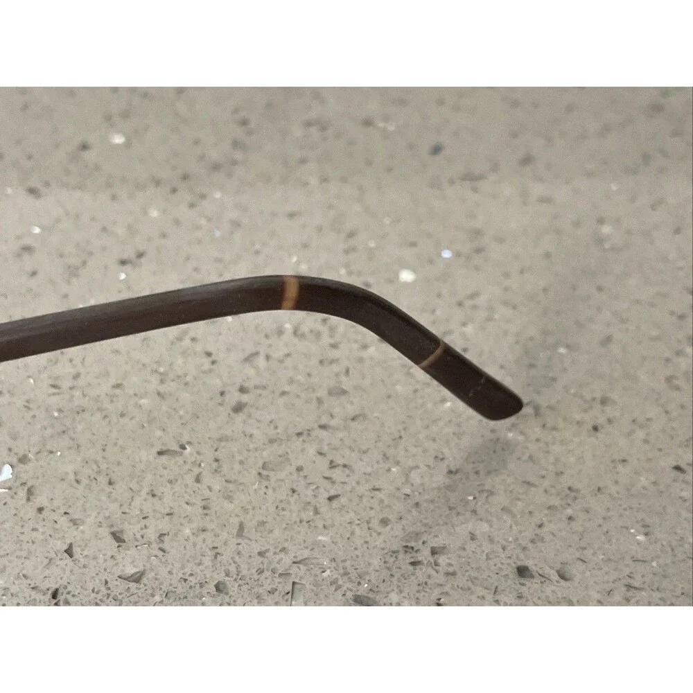 Helium Paris Italy HE 4004E S BROWN 48-18-135 Full Rim Eyeglasses Frames ONLY